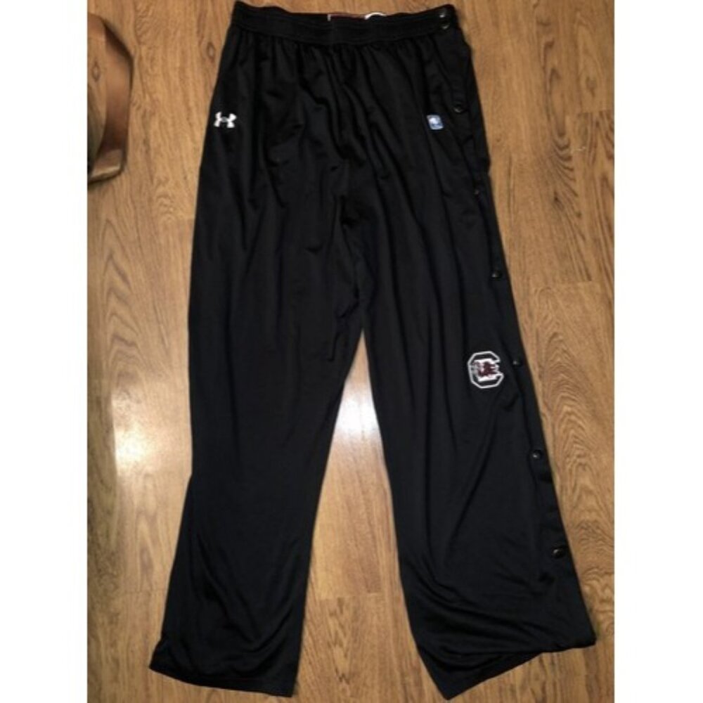 2011 Under Armour South Carolina Gamecocks Warmup Snap Basketball Pants Size M